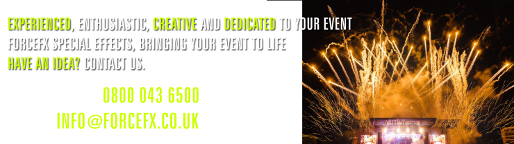 outdoor pyrotechnics and special effects